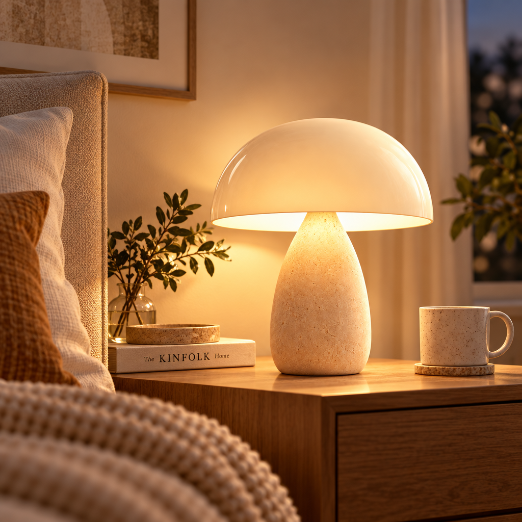 Modern Mushroom Table Lamp – view 2
