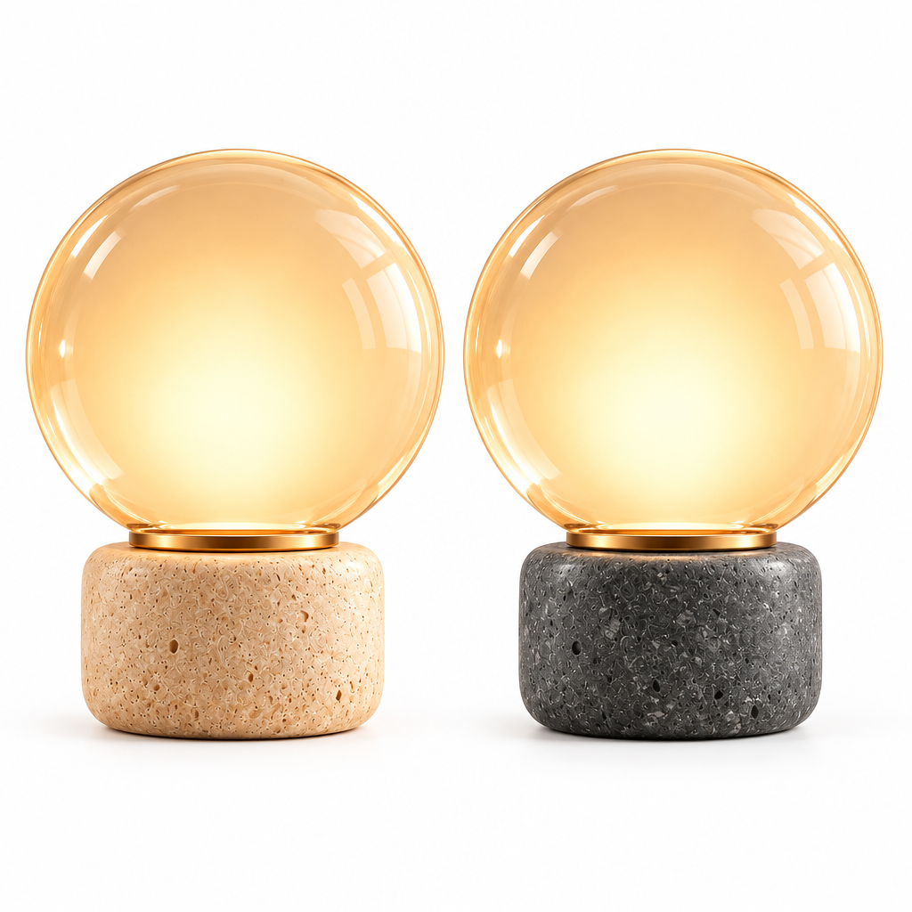 Warm Glow Dome Table Lamp – view 2