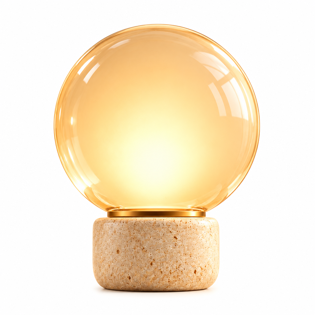 Warm Glow Dome Table Lamp – view 3