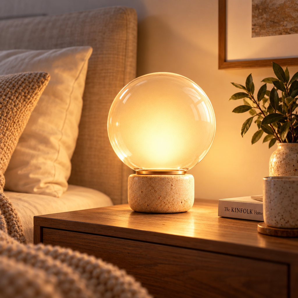Warm Glow Dome Table Lamp – view 4