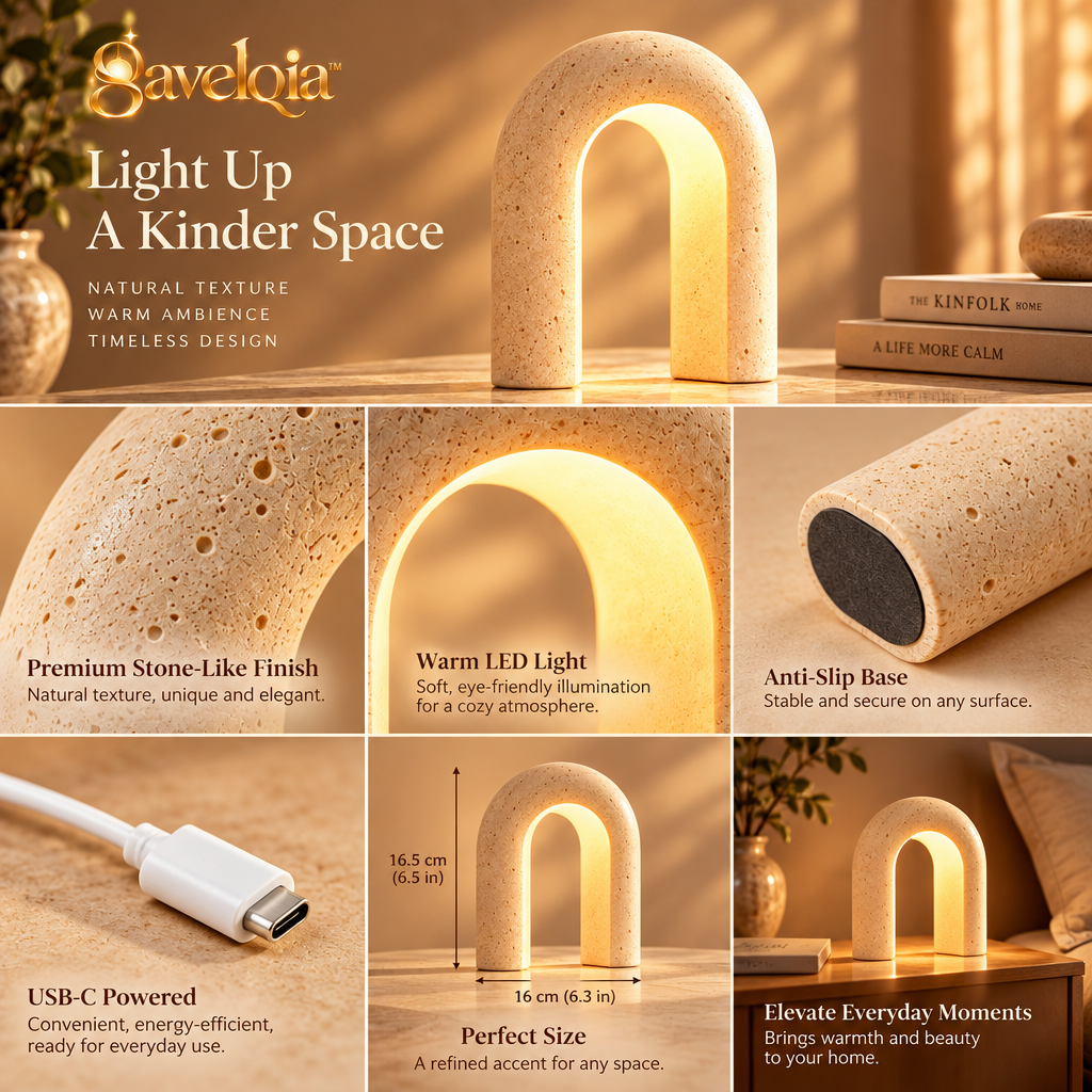 Minimal Arch Accent Lamp – view 4