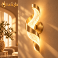 Abstract Ribbon Wall Sconce – view 1