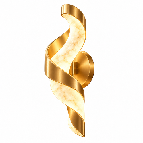 Abstract Ribbon Wall Sconce – view 2