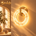 Warm Glow Ring Wall Light – view 1