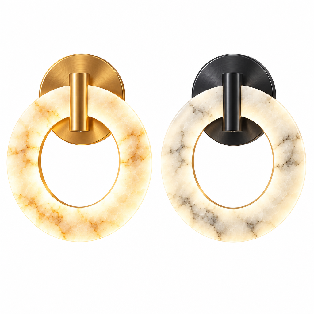 Warm Glow Ring Wall Light – view 3