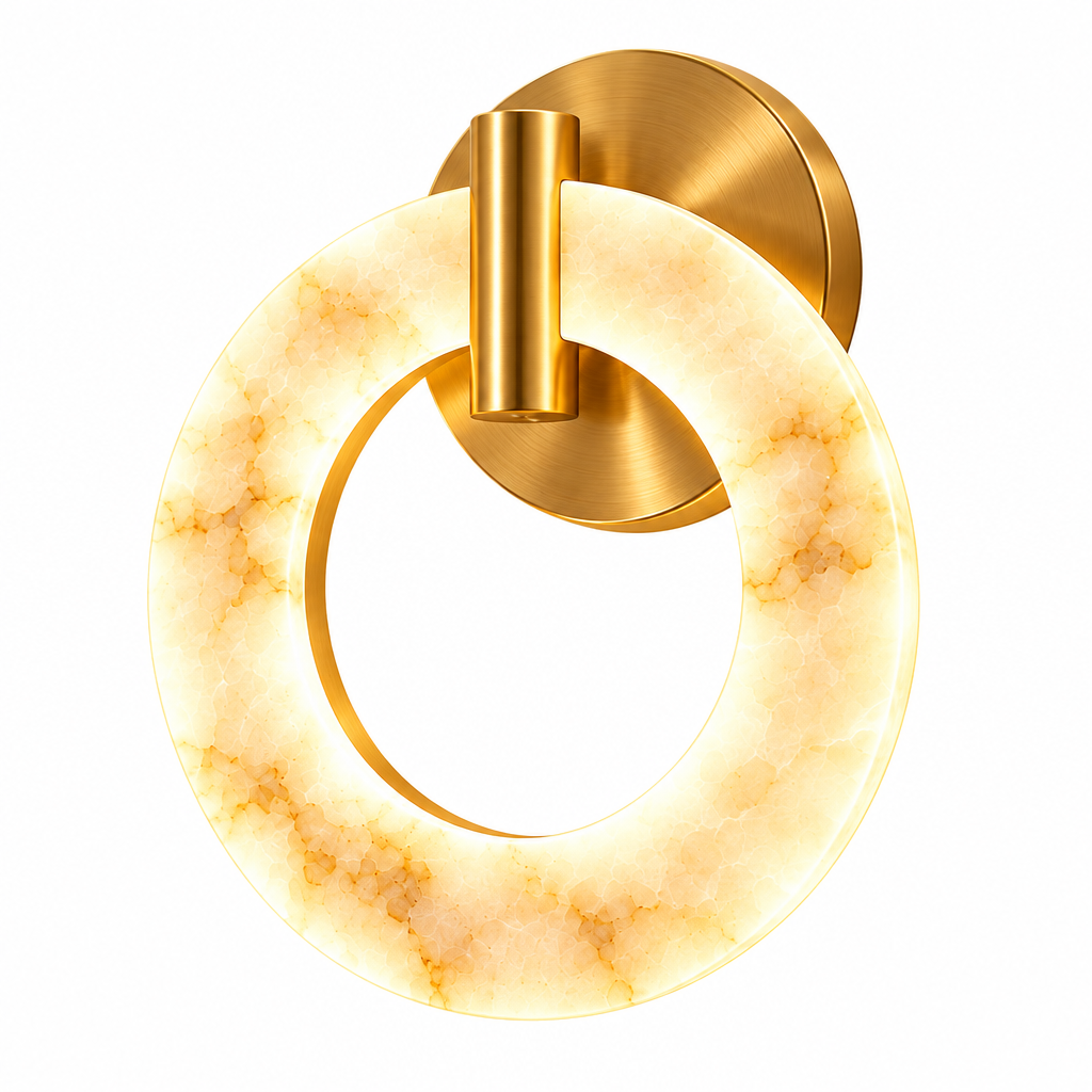 Warm Glow Ring Wall Light – view 5