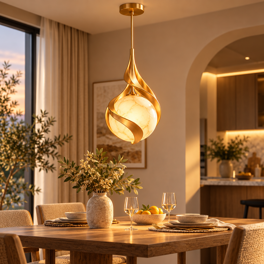 Artistic Pendant Light – view 2