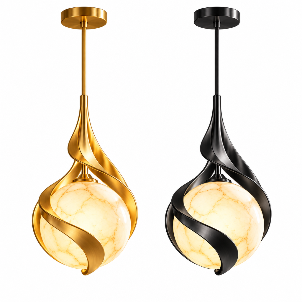 Artistic Pendant Light – view 3