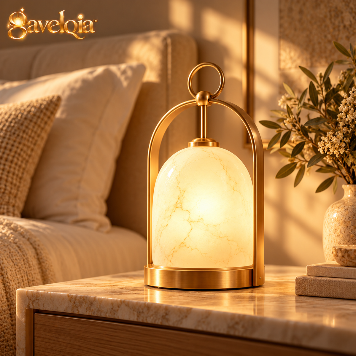Soft Glow Bedside Lantern – view 1